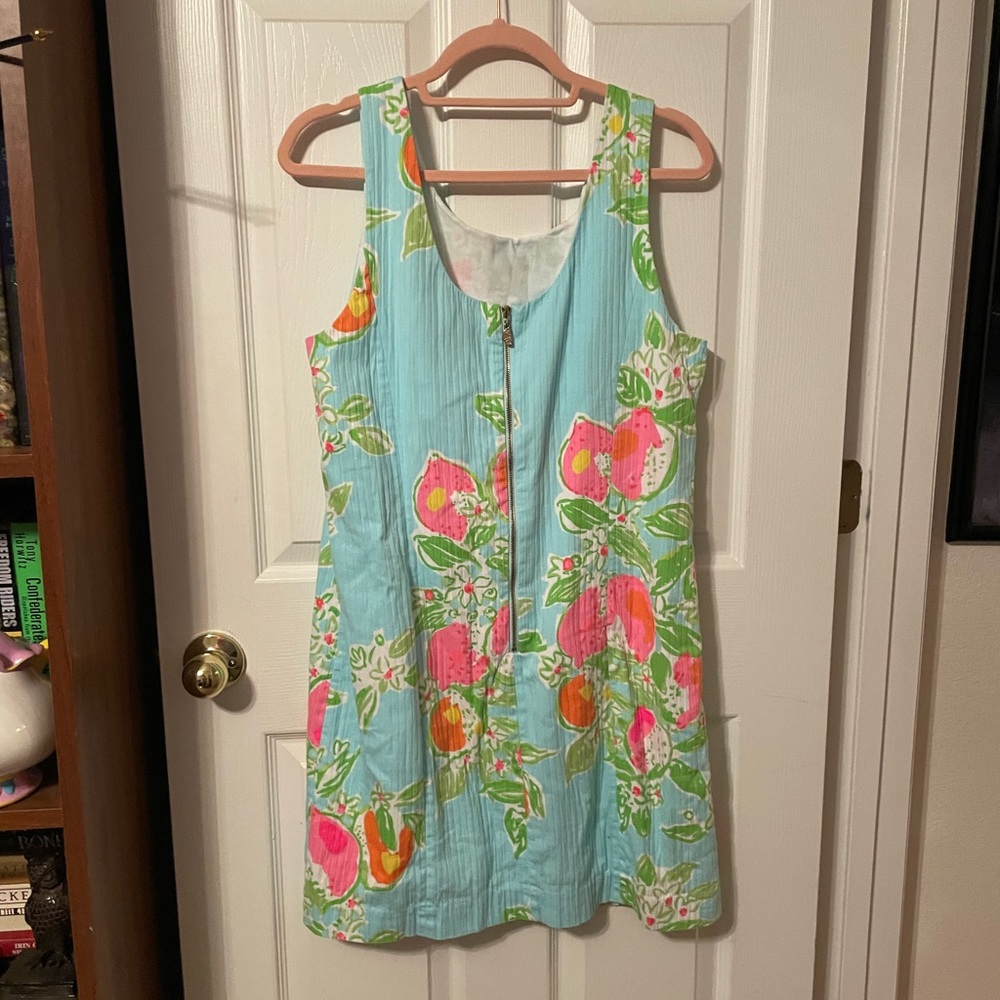 Lilly Pulitzer Blue Floral Dress